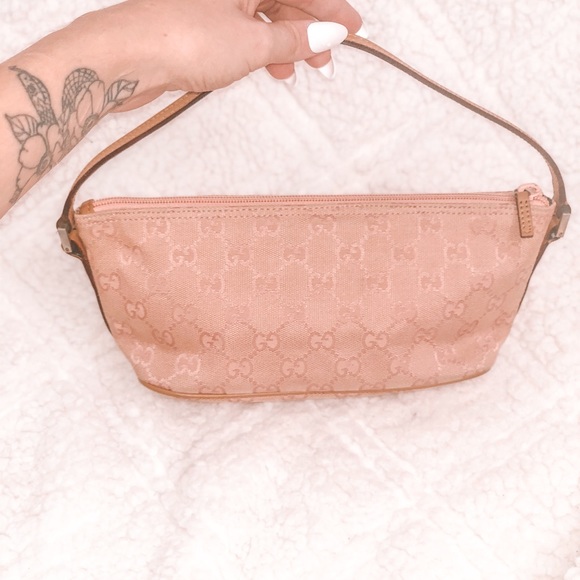 ✨SOLD✨ RARE Gucci Boat Bag Pochette Light Pink - Picture 2 of 14
